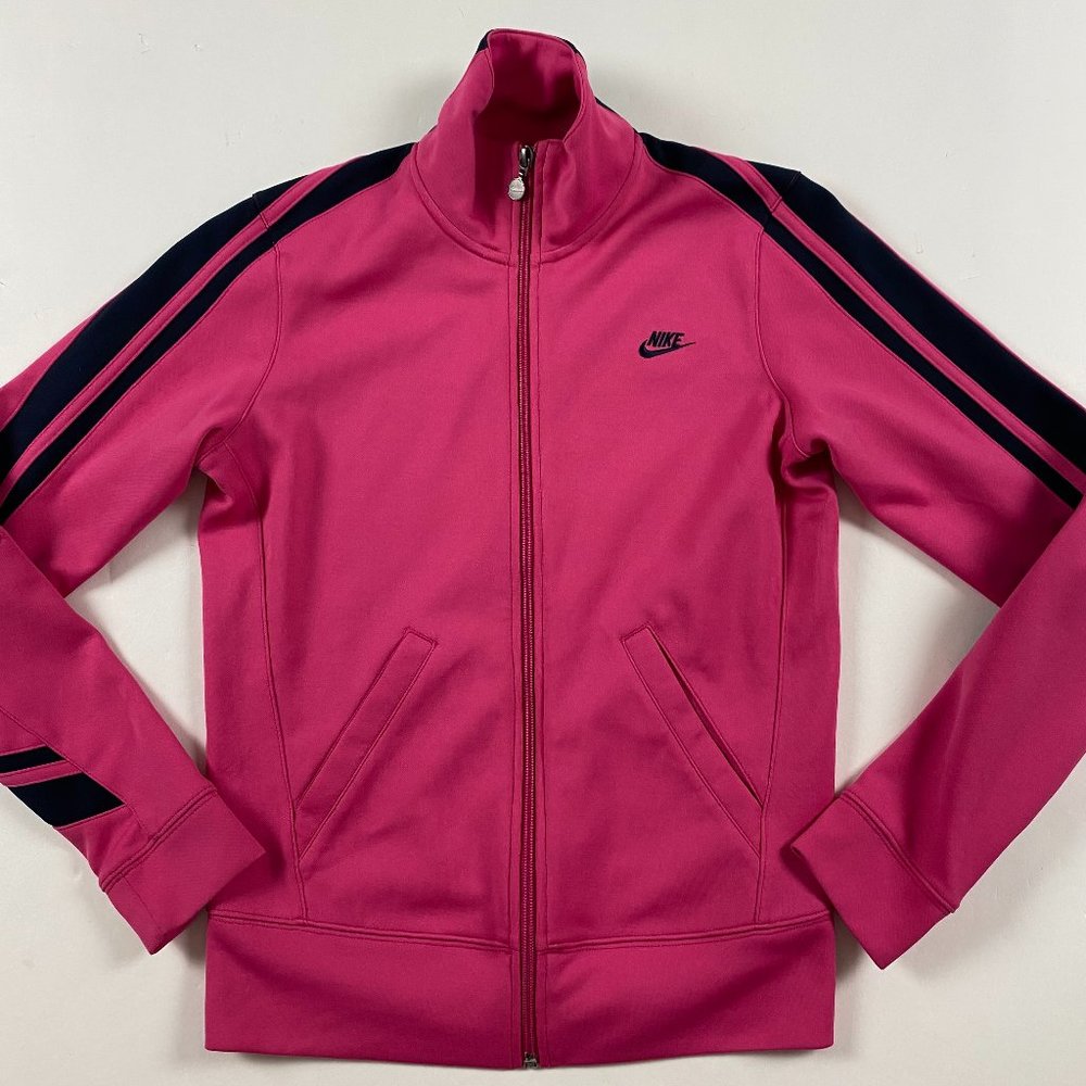 Nike Track Jacket Womens Small Pink 255484 625 Warm Up